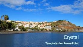  Presentation with carmen san diego - Presentation theme enhanced with san sebastian de la gomera background and a  colored foreground