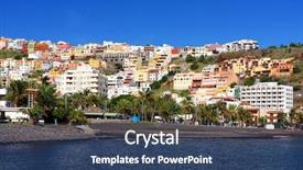  Presentation with san diego team news - PPT theme with san sebastian de la gomera background and a  colored foreground