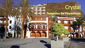  Presentation with spain - Colorful slides enhanced with san sebastian de la gomera backdrop and a  colored foreground