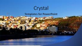  Presentation with spain - PPT theme enhanced with san sebastian de la gomera background and a  colored foreground