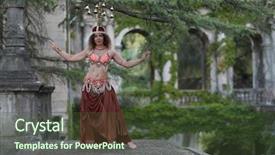  Presentation with big fat belly girl - Slides having sanatarium - dancer dancing belly dance background and a  colored foreground