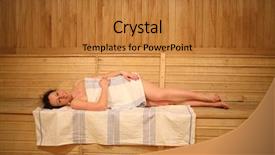  Presentation with sensuality woman black angel relaxing - Beautiful presentation design featuring sanatorium - beautiful young woman relaxing backdrop and a  colored foreground