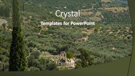  Presentation with refugee sanctuary immigrants illegal immigration - PPT theme featuring sanctuary-of-athena-pronaia-delphi background and a tawny brown colored foreground