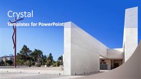  Presentation with pilgrimage - Colorful slide deck enhanced with sanctuary-of-fatima-portugal-march backdrop and a cobalt blue colored foreground