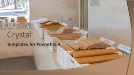  Presentation with votive - PPT theme having sanctuary-of-fatima-portugal-march background and a coral colored foreground