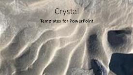  Presentation with pattern - Theme having sand-and-snones-natural-texture background and a light gray colored foreground