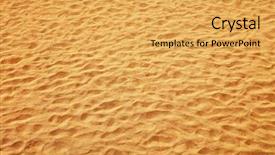  Presentation with sand - Amazing slide deck having sand background backdrop and a  colored foreground
