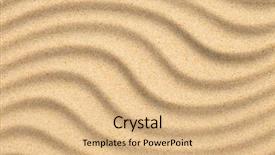  Presentation with wind - Audience pleasing presentation consisting of silica - sand beach background with wind backdrop and a coral colored foreground