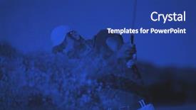  Presentation with duo - Beautiful slide deck featuring sand bunker at course duo backdrop and a  colored foreground