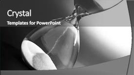  Presentation with dark hallways - Colorful slide set enhanced with sand clock - hourglass on dark background backdrop and a  colored foreground