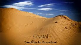  Presentation with landscape desert - 