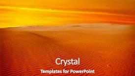  Presentation with desert - Slide set having sand desert sunset background and a dark gray colored foreground