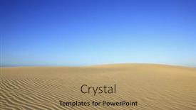  Presentation with brazil - Presentation theme featuring sand-dune-of-cumbuco background and a coral colored foreground