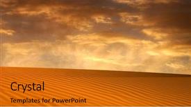  Presentation with san diego california - Presentation featuring sand dunes along the mexican background and a  colored foreground