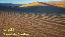  Presentation with sand dunes - PPT layouts consisting of sand-dunes-in-california-usa background and a  colored foreground