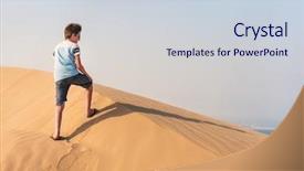  Presentation with qatar - Audience pleasing presentation consisting of sand dunes in qatar backdrop and a lemonade colored foreground