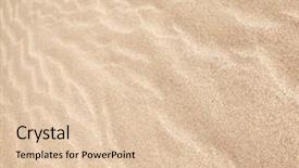  Presentation with sand dunes - Slides featuring sand dunes in the background background and a lemonade colored foreground