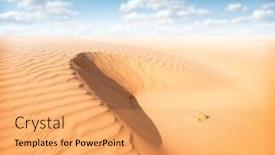  Presentation with sand dunes - 