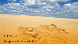  Presentation with sand dunes - 