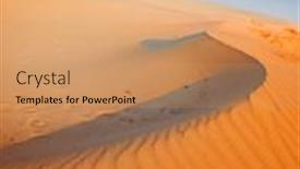  Presentation with sand dunes - 