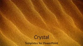  Presentation with camel in the thar desert - Theme featuring sand-dunes-of-desert-thar background and a gold colored foreground