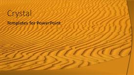  Presentation with sand dunes - Slide set enhanced with sand-dunes-of-erg-chigaga background and a gold colored foreground