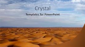  Presentation with sand dunes - Amazing presentation design having sand-dunes-of-erg-chigaga backdrop and a light blue colored foreground