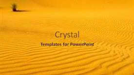  Presentation with sand dunes - Beautiful PPT layouts featuring sand-dunes-of-erg-chigaga backdrop and a gold colored foreground
