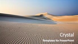  Presentation with sand dunes - Amazing presentation theme having sand dunes of socotra island backdrop and a gray colored foreground