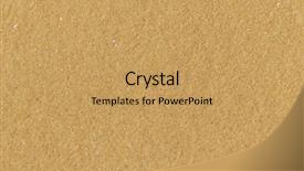  Presentation with beach toys on sand - PPT theme featuring sand flat surface background summertime background and a yellow colored foreground