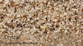  Presentation with sand dunes - PPT theme featuring sand grain at 4 time background and a coral colored foreground