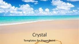  Presentation with sand heart - Slide deck enhanced with thai drawing - sand heart background and a lemonade colored foreground