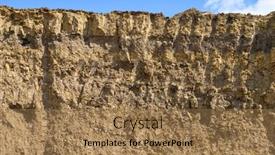  Presentation with sand quarrying - Beautiful presentation design featuring sand-hill-developed-sand backdrop and a coral colored foreground