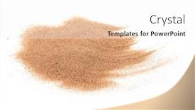  Presentation with white sand - Cool new theme with sand-on-the-white-background backdrop and a white colored foreground