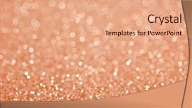  Presentation with lights - Amazing presentation design having sand ornament - abstract holidays lights on background backdrop and a coral colored foreground