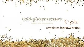  Presentation with gold glitter - Amazing theme having sand ornament - gold glitter texture isolated backdrop and a cream colored foreground