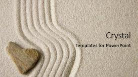  Presentation with zen - Cool new slides with zen heart backdrop and a mint green colored foreground