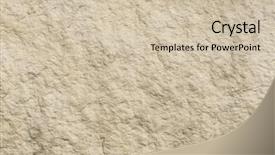  Presentation with sandstone - Presentation design enhanced with sand stone texture background background and a soft green colored foreground
