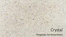  Presentation with sand - Beautiful slide deck featuring sand texture background sand seamless backdrop and a soft green colored foreground