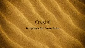  Presentation with dented - PPT layouts featuring sand-texture-dented-wave background and a gold colored foreground