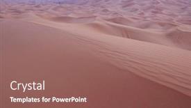  Presentation with sand - Audience pleasing slide set consisting of sand-texture-desert-with-sand backdrop and a violet colored foreground