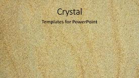  Presentation with sand - Audience pleasing PPT theme consisting of sand texture with some fine backdrop and a coral colored foreground