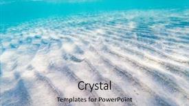  Presentation with ocean cartoon - Audience pleasing slides consisting of sand underwater background - luxury nature backdrop and a light gray colored foreground