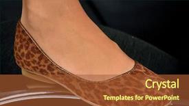  Presentation with black women no relationship - Colorful slide set enhanced with sandals on women's feet backdrop and a red colored foreground