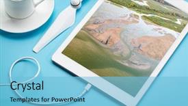  Presentation with digital image - PPT layouts featuring niobrara river in nebraska sandhills background and a light blue colored foreground