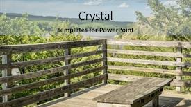  Presentation with overlook - Audience pleasing theme consisting of sandhills - fred thomas wildlife management backdrop and a light blue colored foreground