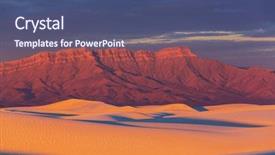 Presentation with white sand - Slides having sands national monument new mexico background and a ocean colored foreground
