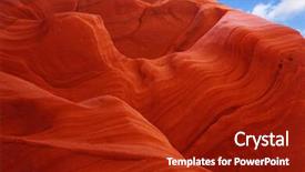  Presentation with fiery - Cool new presentation theme with patterned sandstone texture background sandst - fiery color in the stone backdrop and a crimson colored foreground