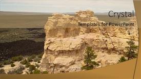  Presentation with lava - Presentation enhanced with sandstone-cliffs-and-lava-fields background and a coral colored foreground