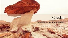  Presentation with birds formations - Presentation featuring sandstone formations in utah usa background and a  colored foreground